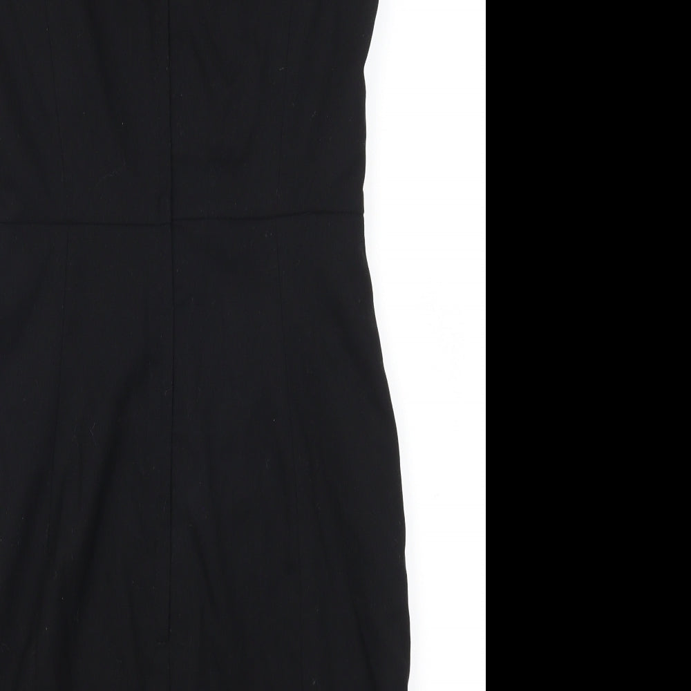 H&M Womens Black Pencil Dress Size 12