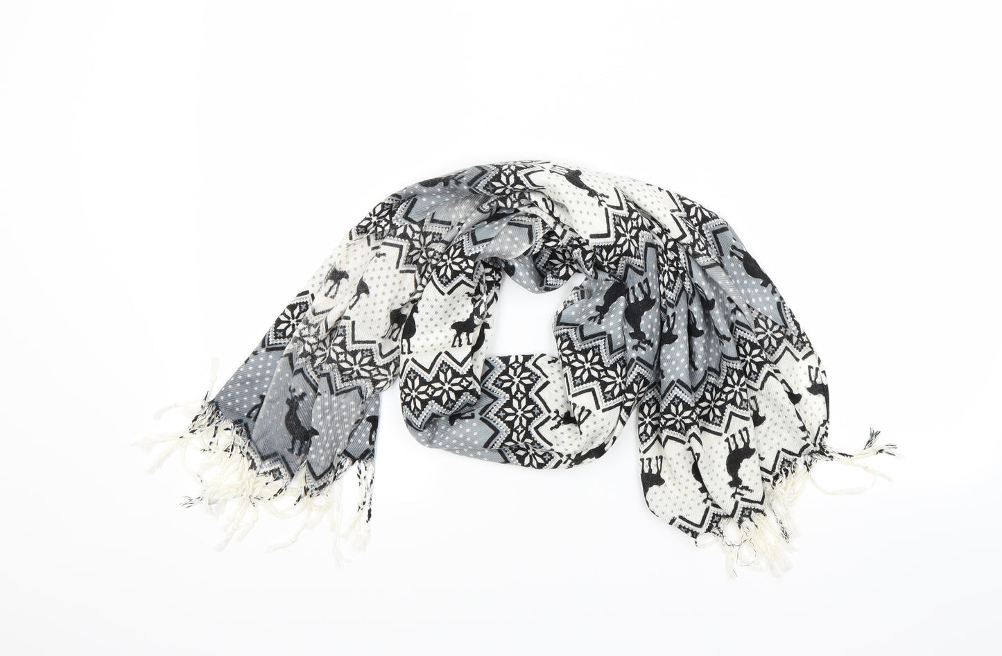 Preworn Womens Grey Scarf