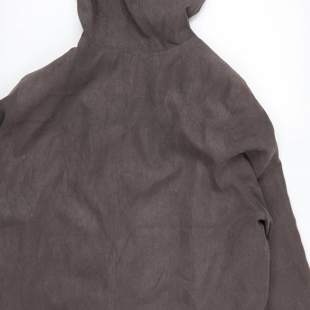 Bonmarché Womens Brown Overcoat Coat Size M