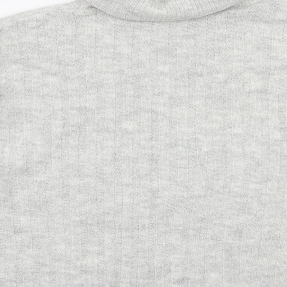 George Womens Grey Knit Pullover Jumper Size M