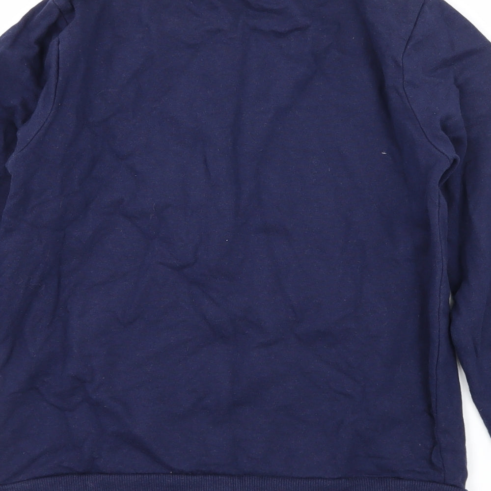 PEP & CO Boys Blue Jersey Pullover Sweatshirt Size 8-9 Years - Skull