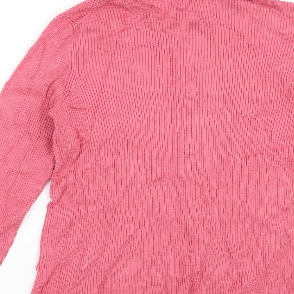 F&F Womens Pink Pullover Jumper Size 14