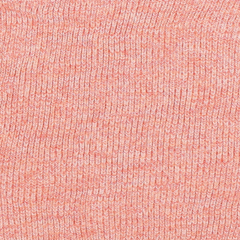 Marks and Spencer Womens Orange Knit Pullover Jumper Size L