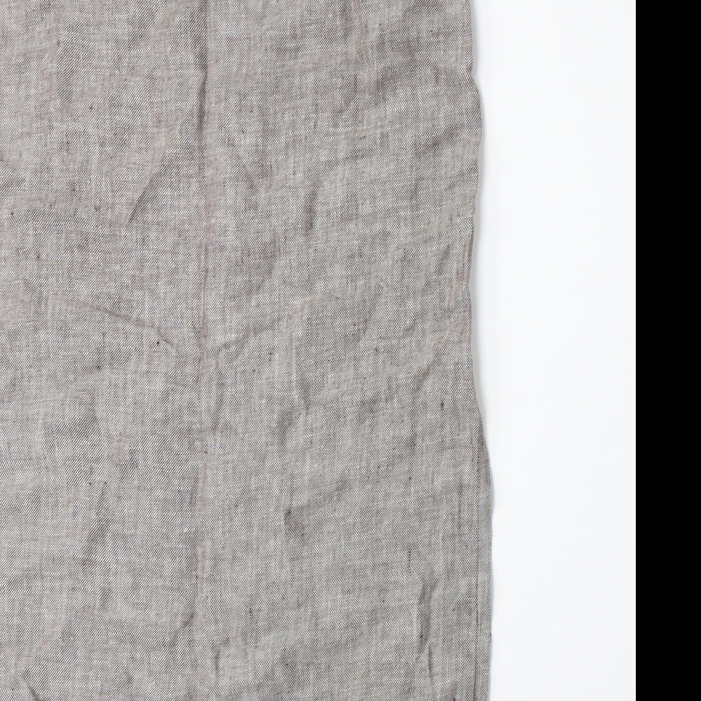 Racing Green Womens Beige A-Line Skirt Size 12