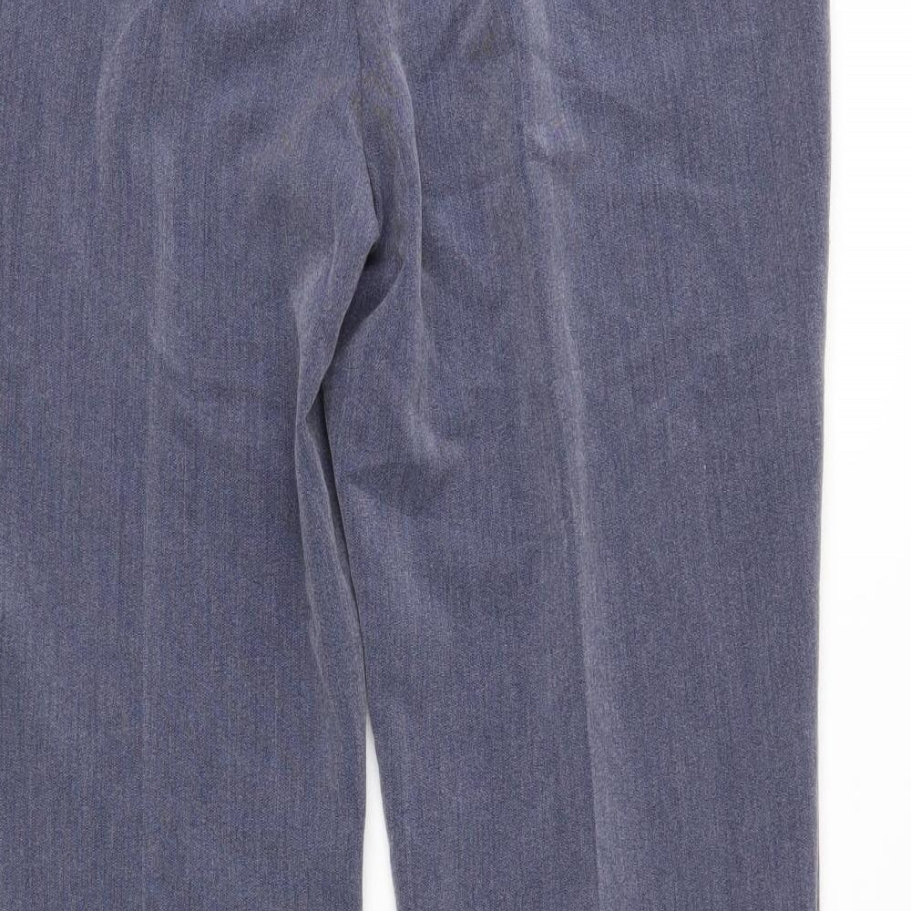 Bon Marché Womens Blue Trousers Size 14 L28 in