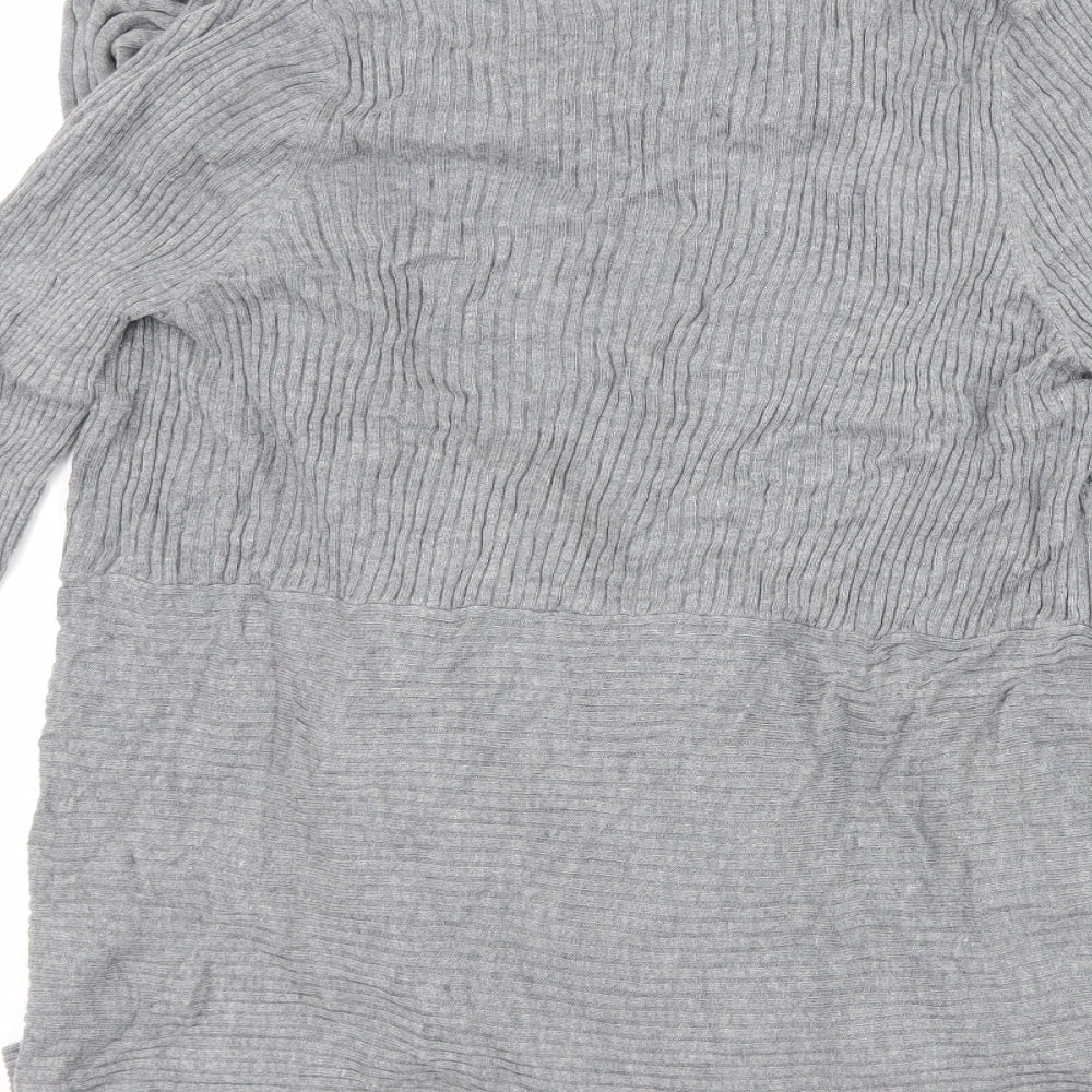 Marks and Spencer Womens Grey Cardigan Jumper Size 14