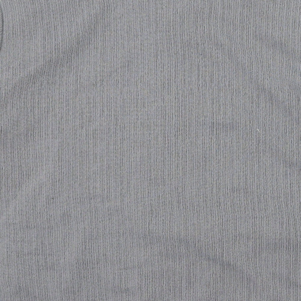 Gerry Weber Womens Grey Striped Jacket Size 14