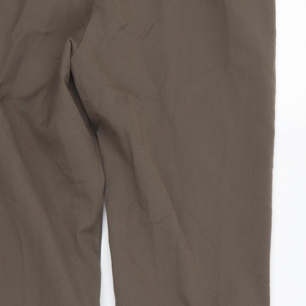 Bonmarché Womens Green Dress Pants Trousers Size 14 L25 in