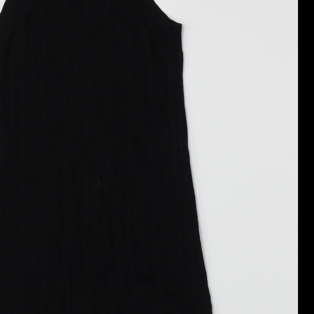 NEXT Womens Black Knit Vest Jumper Size 12