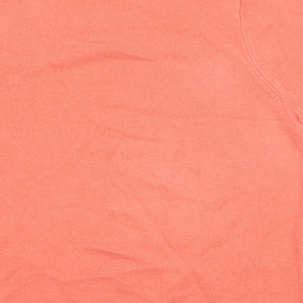 Marks and Spencer Womens Pink Basic T-Shirt Size 8