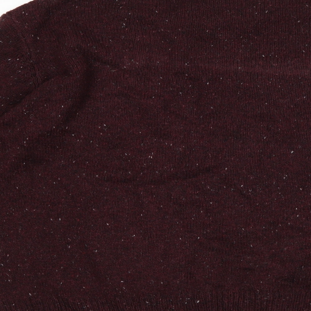 Cedar Wood State Mens Purple Pullover Jumper Size M