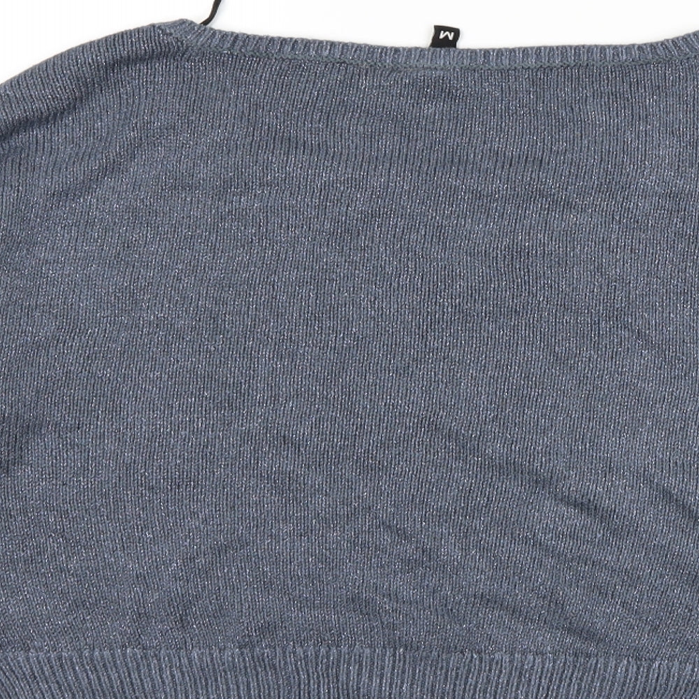 H&M Womens Blue Pullover Jumper Size M