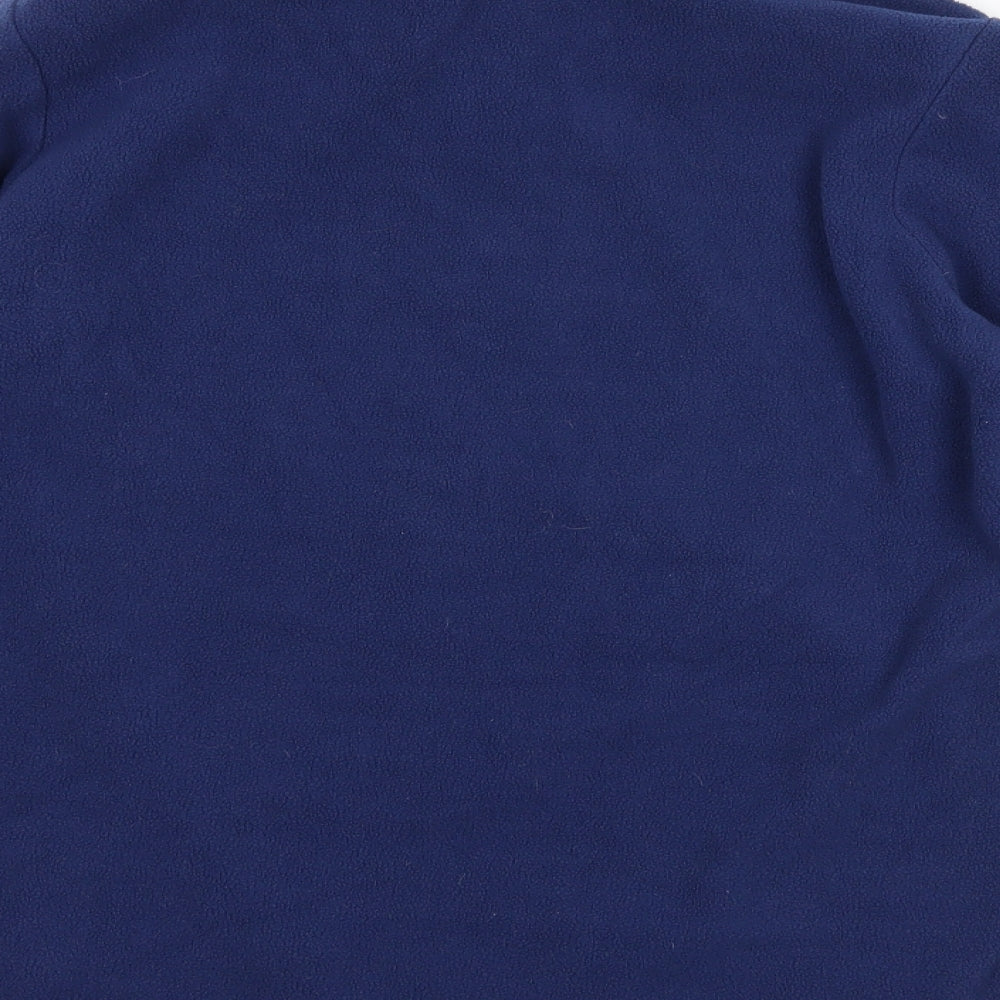 Freedom Trail Womens Blue Fleece Jacket Size 8
