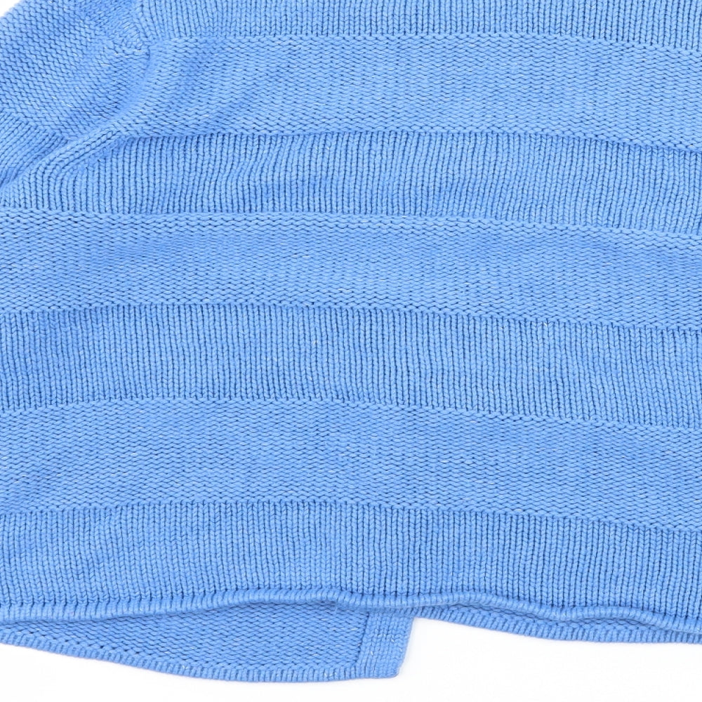 Marks and Spencer Womens Blue Knit Cardigan Jumper Size 14