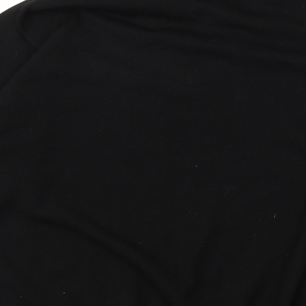 Preworn Mens Black Knit Pullover Jumper Size L