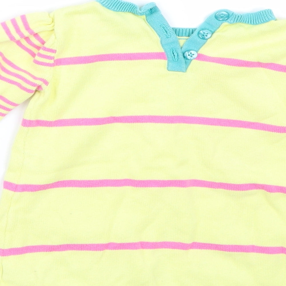 George Girls Yellow A-Line Size 6-9 Months
