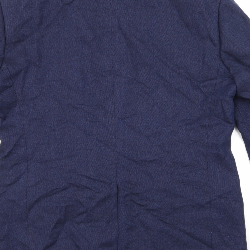 Hammond & Co Mens Blue Jacket Suit Jacket Size 40