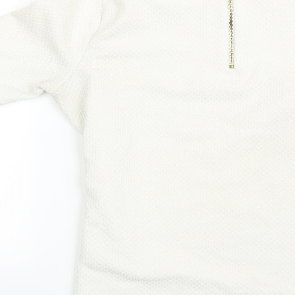 Marks and Spencer Womens Beige Basic Polo Size 10