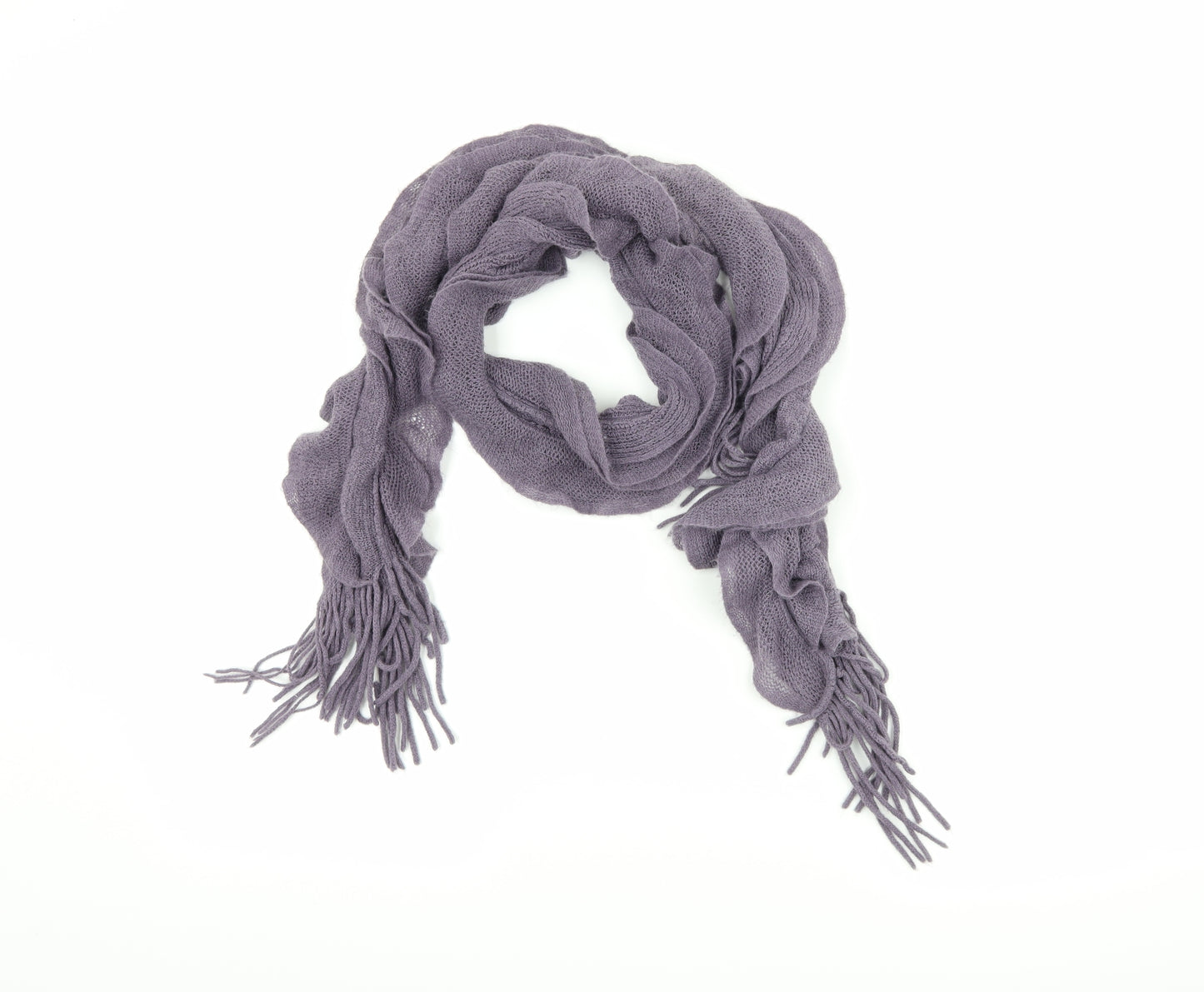Preworn Womens Purple Scarf