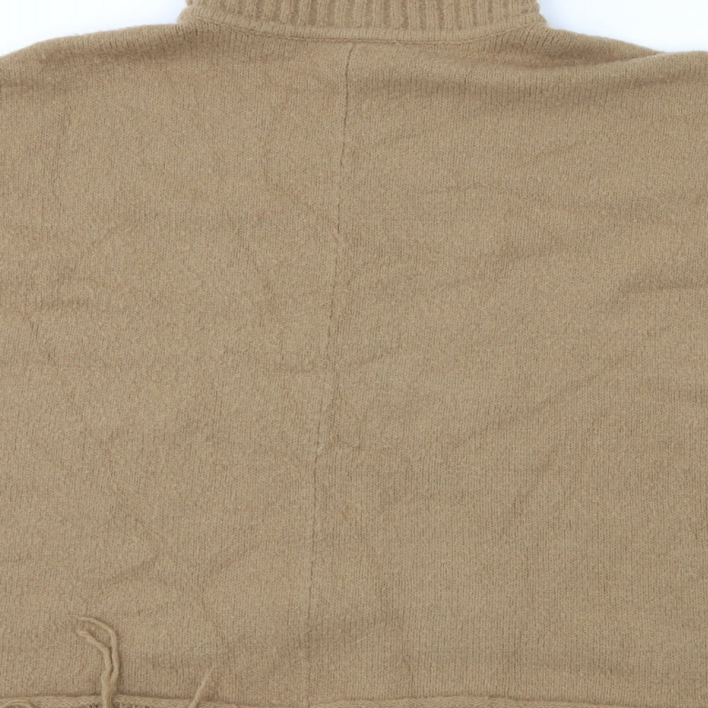 Primark Womens Brown Jacket Poncho Size S