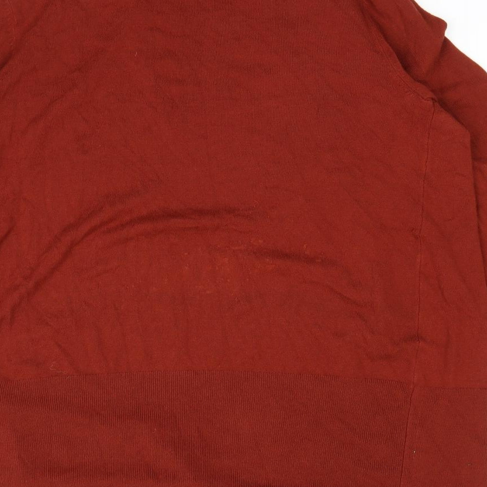 Atmosphere Womens Orange Cardigan Jumper Size S