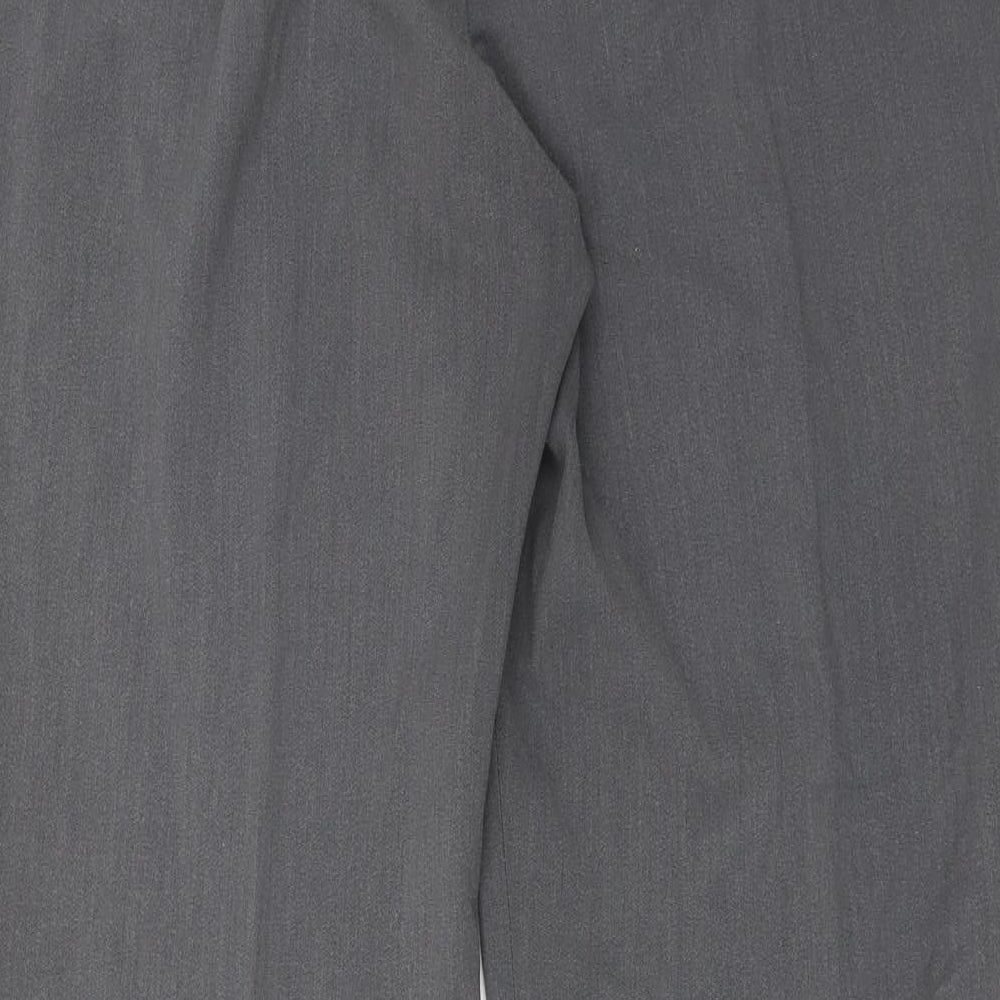 BASSINI Womens Grey Trousers Size 16 L29 in
