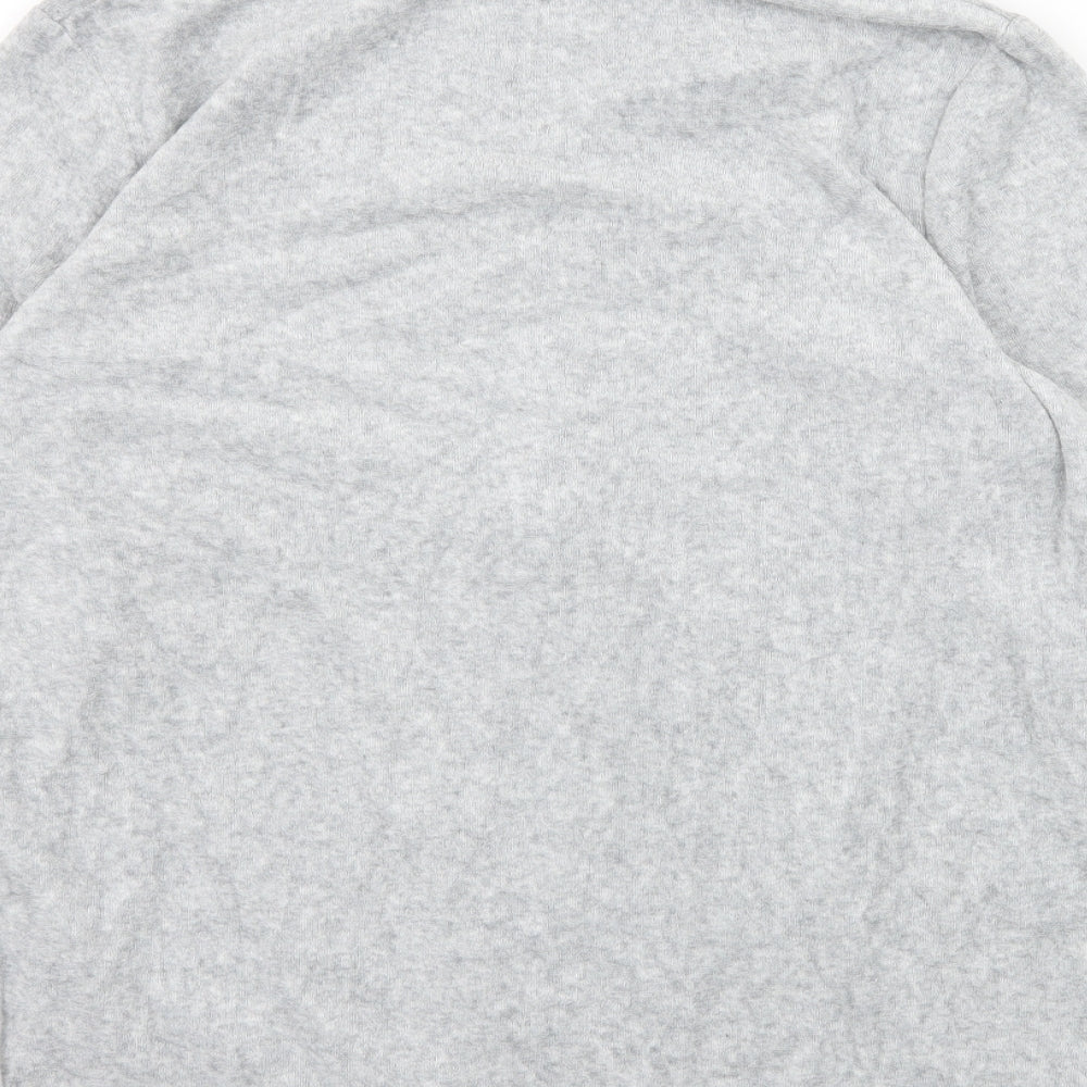 Avenue Womens Grey Jersey Full Zip Sweatshirt Size 12