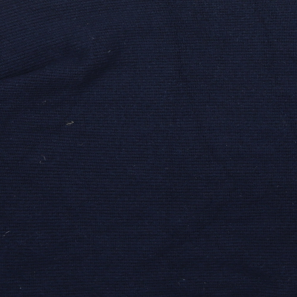 Nuna Lie Womens Blue Knit Pullover Jumper Size S - Side splits