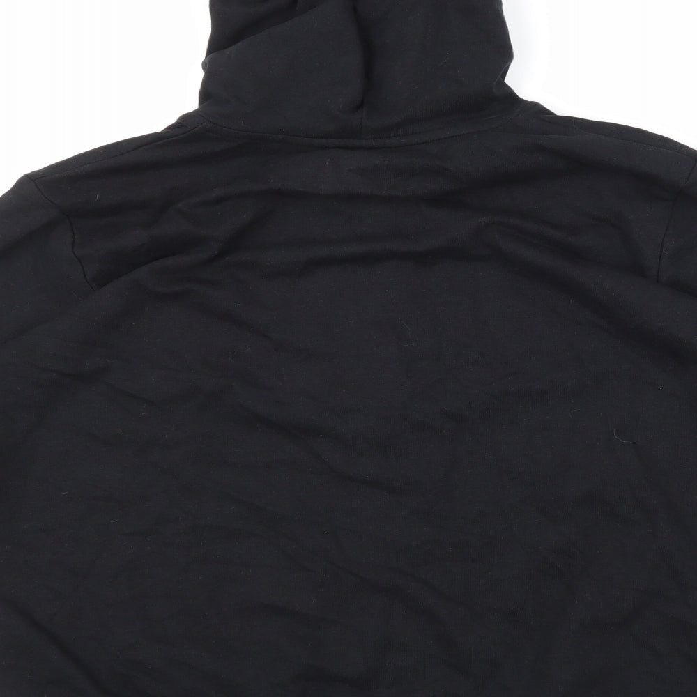 Adore Womens Black Full Zip Hoodie Size S