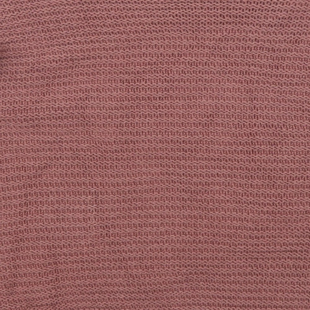 Marks and Spencer Womens Pink Argyle/Diamond Pullover Jumper Size 12