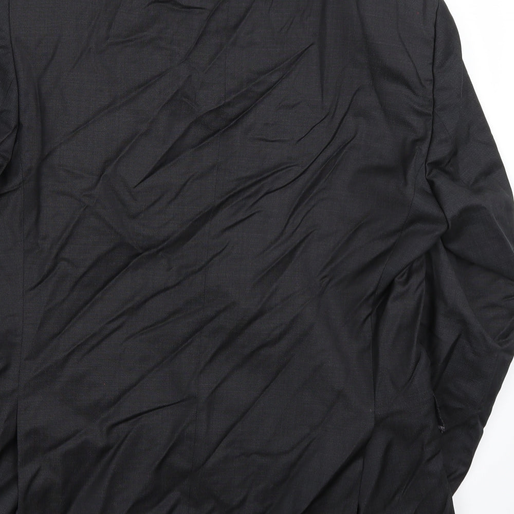 Paul Costelloe Mens Black Jacket Suit Jacket Size 40