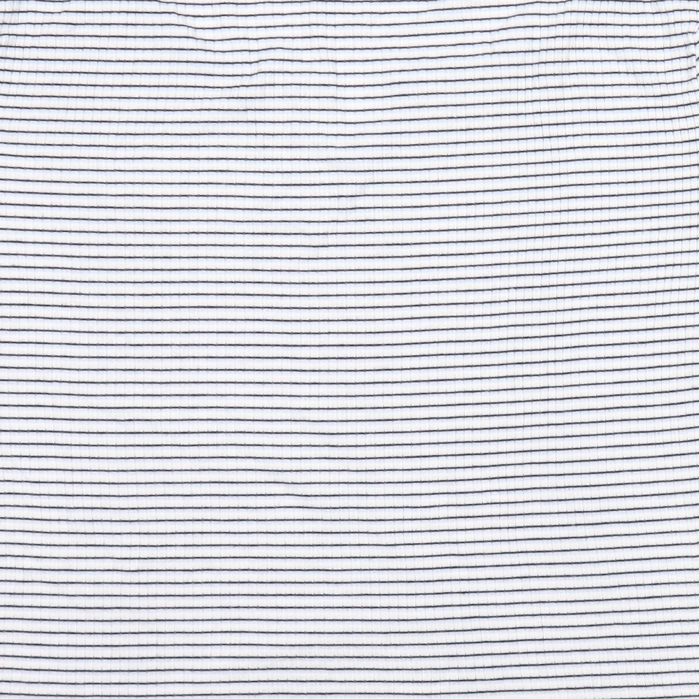 Marks and Spencer Womens White Striped Basic T-Shirt Size 16