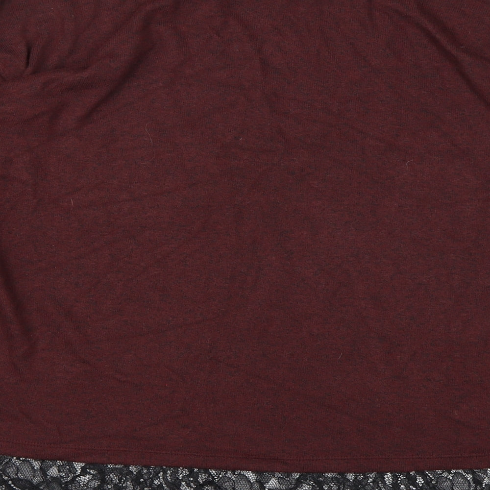 F&F Womens Brown Knit Pullover Jumper Size 10