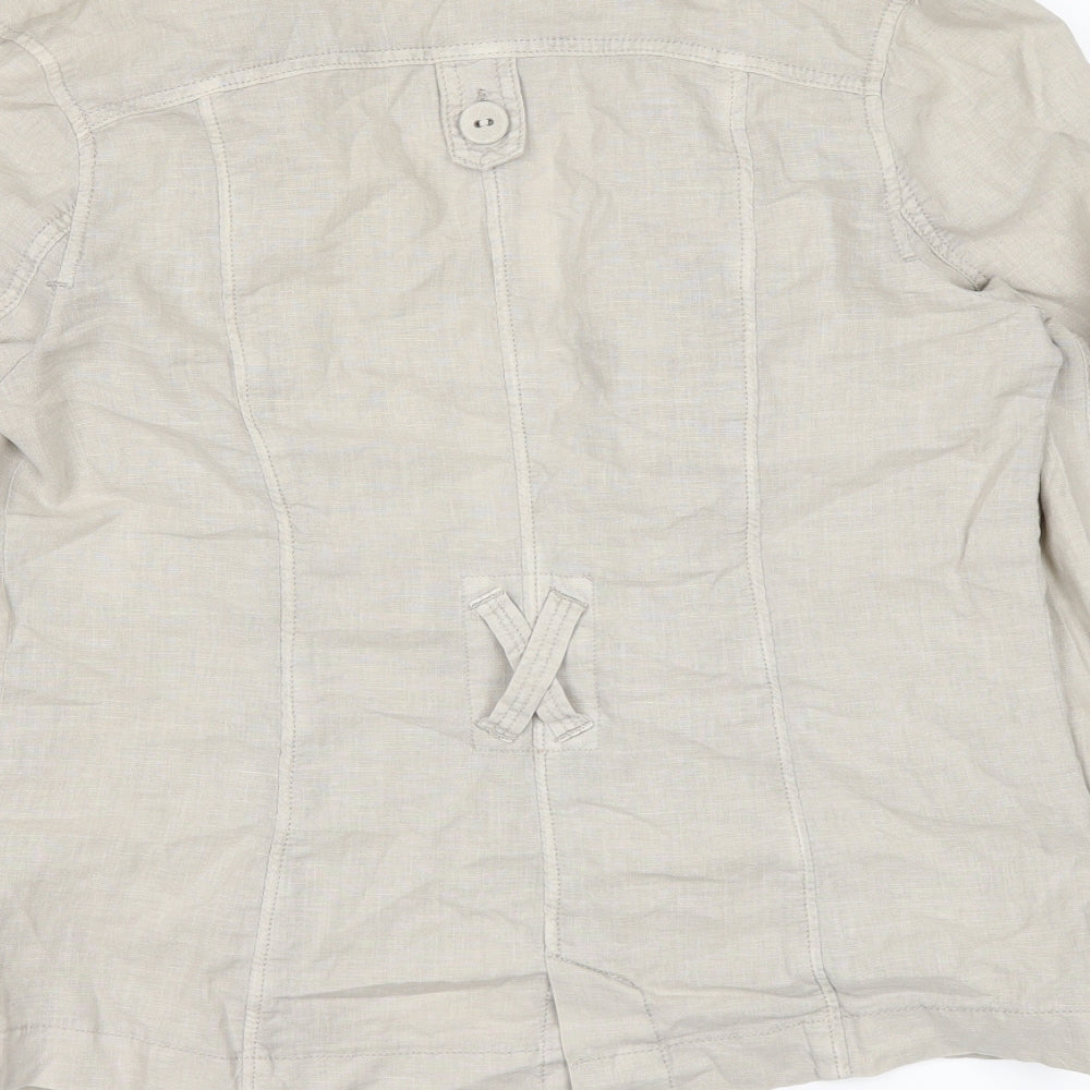 Dorothy Perkins Womens Grey Jacket Size 8