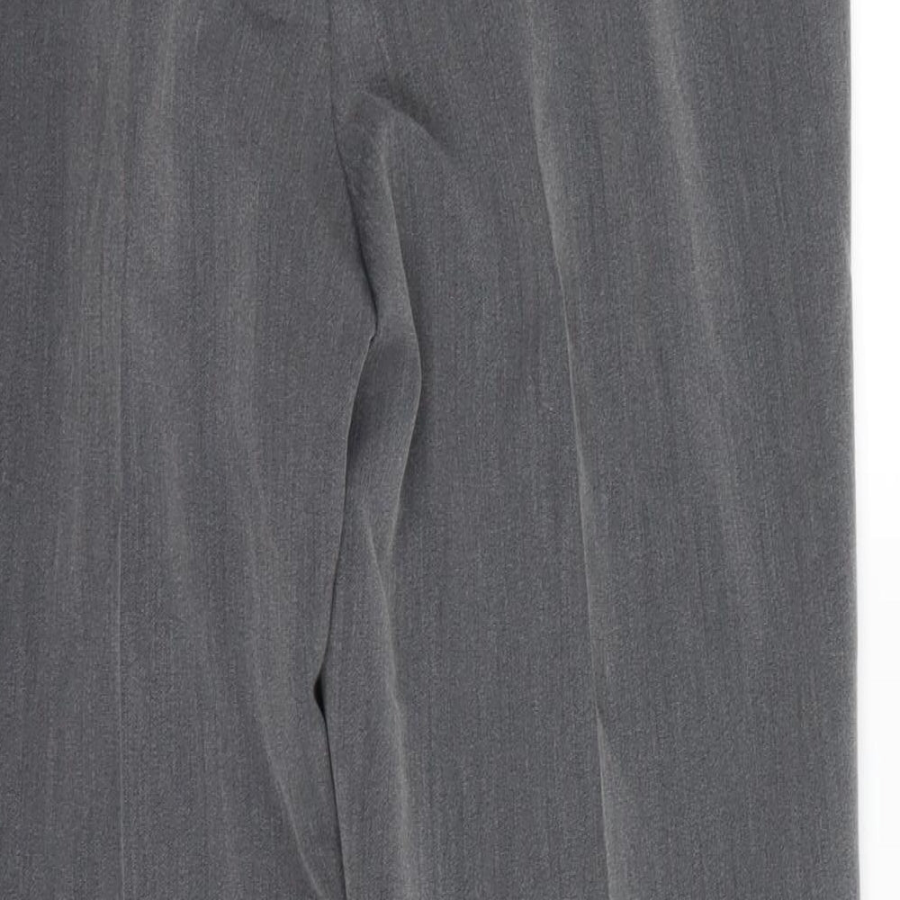 Bonmarche Womens Grey Dress Pants Trousers Size 12 L27 in