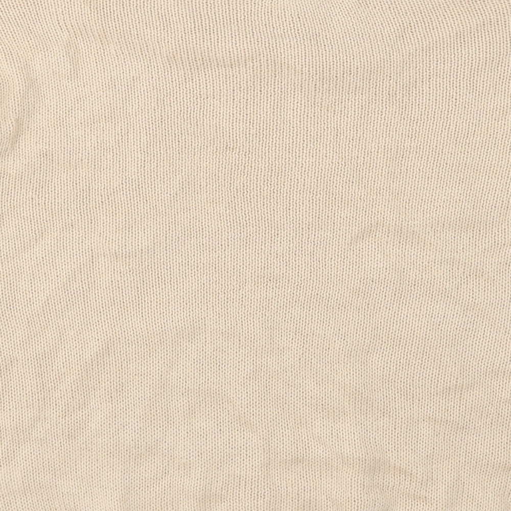 Studio Womens Beige Knit Pullover Jumper Size 12