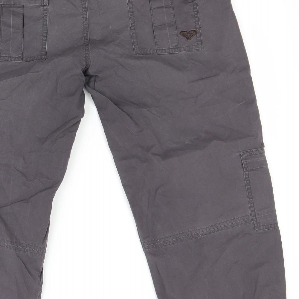 ROXY Womens Grey Capri Trousers Size M L23 in