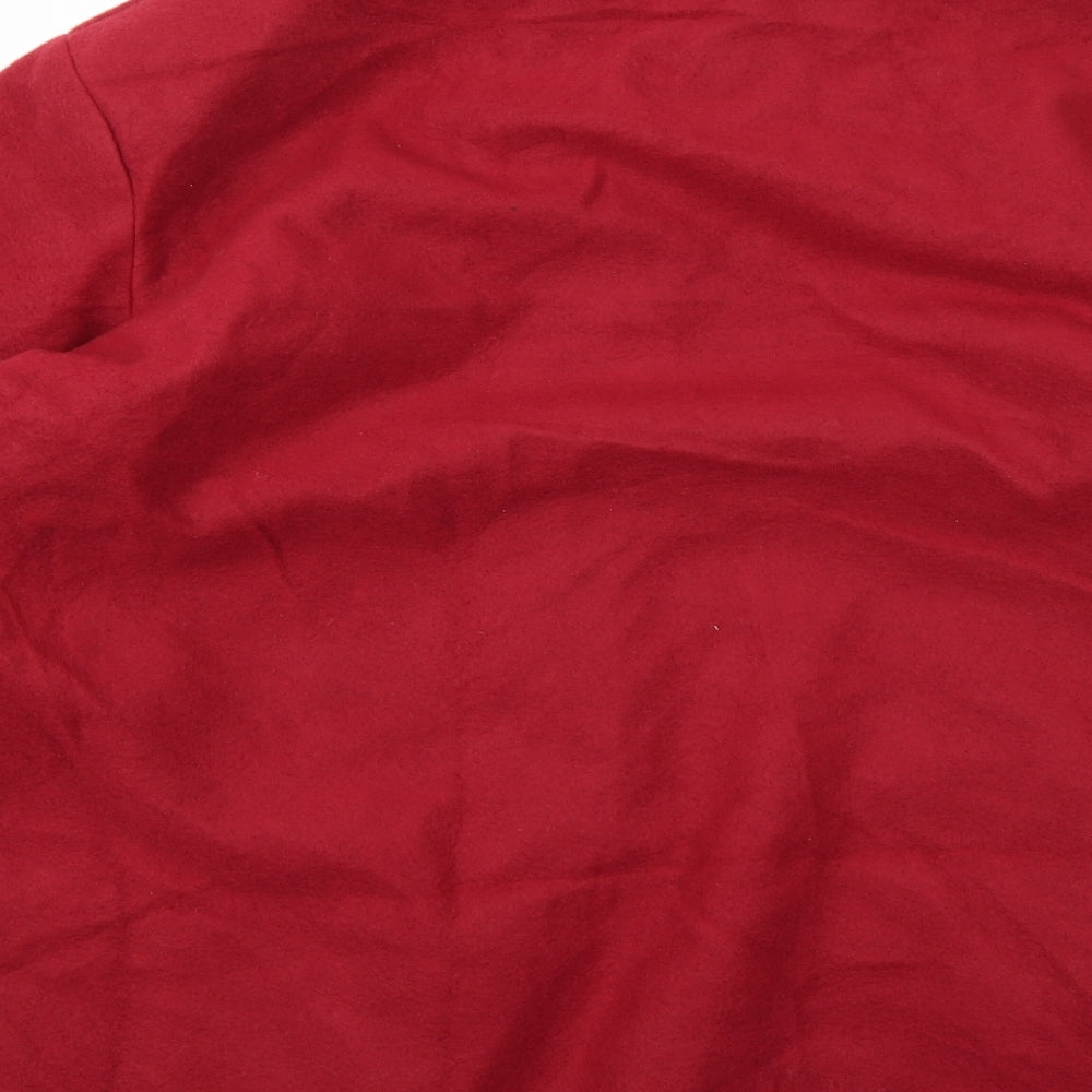 Gabriella Vicenza Womens Red Pea Coat Coat Size 16