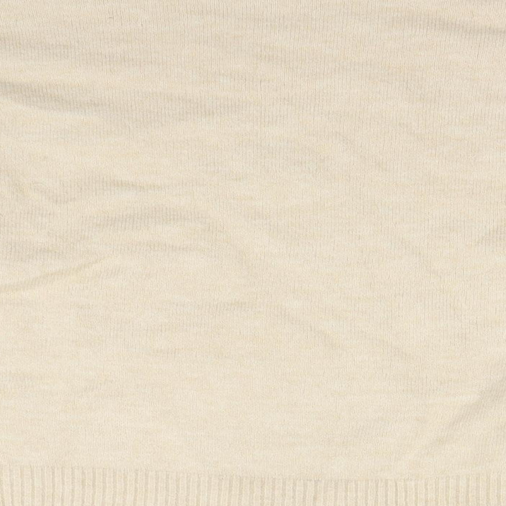 New Look Womens Beige Pullover Jumper Size M