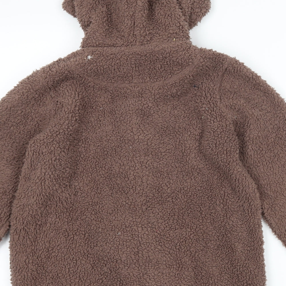 Joules Girls Brown Fleece Jacket Size 11-12 Years