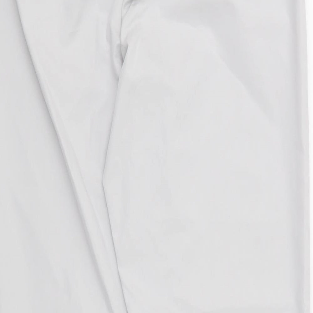 Marks and Spencer Womens Grey Trousers Size 10 L28 in
