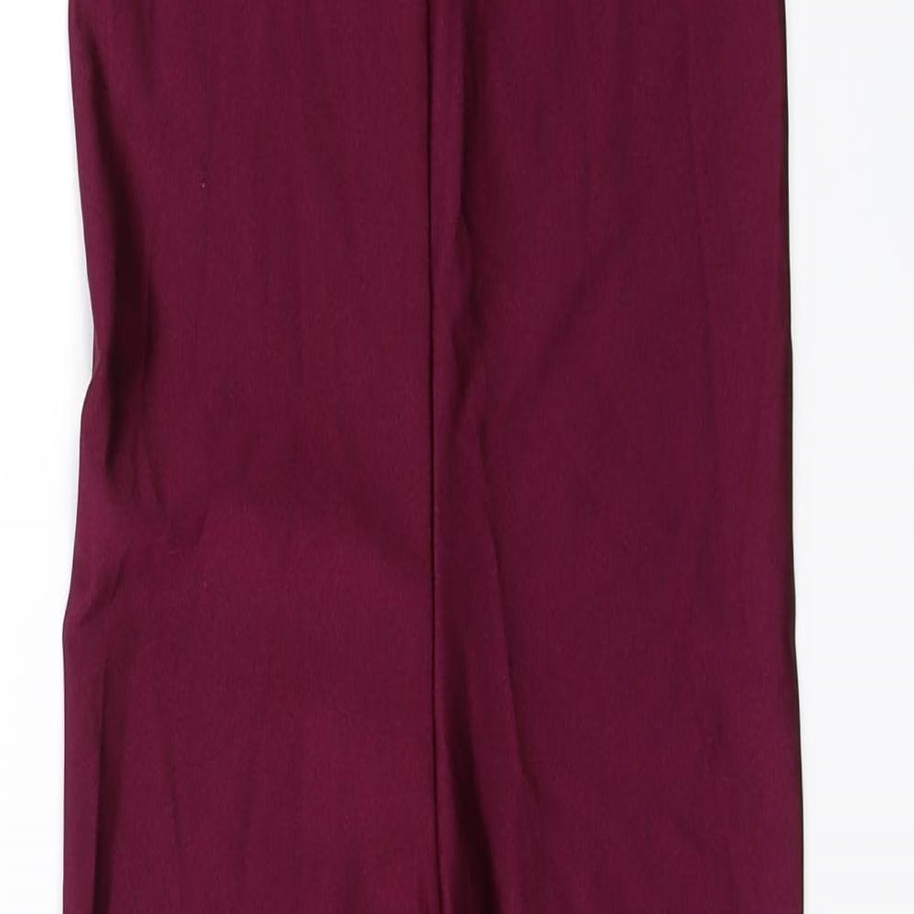 1st Position Womens Purple Jumpsuit One-Piece Size 4