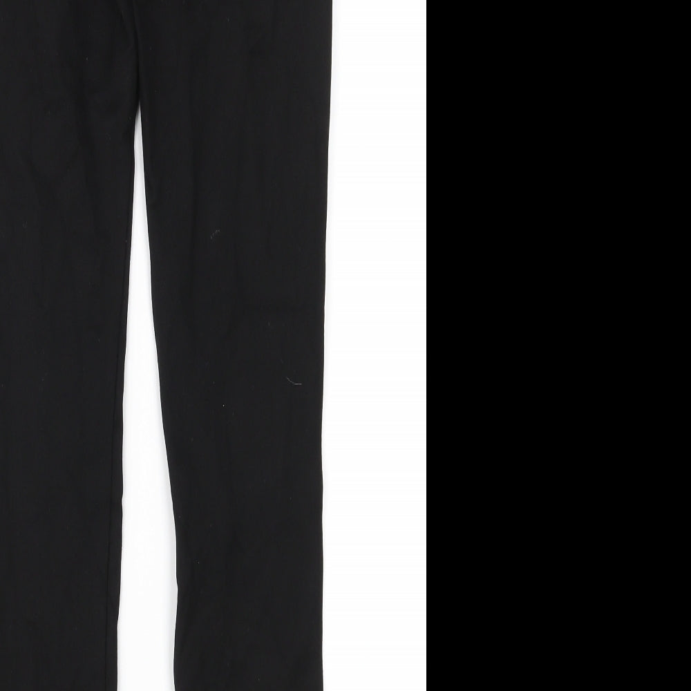Zara Womens Black Trousers Size S L25 in
