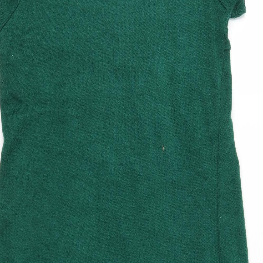 CULTURE Womens Green Knit Jumper Dress Size 10