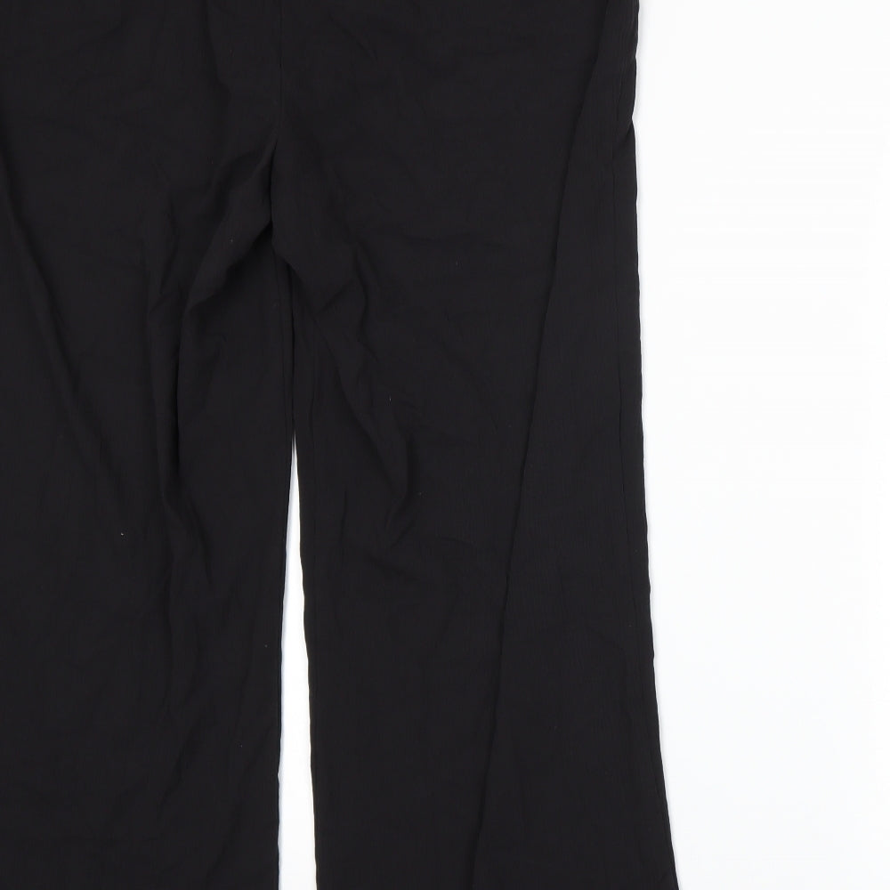 Papaya Womens Black Trousers Size 18 L28 in