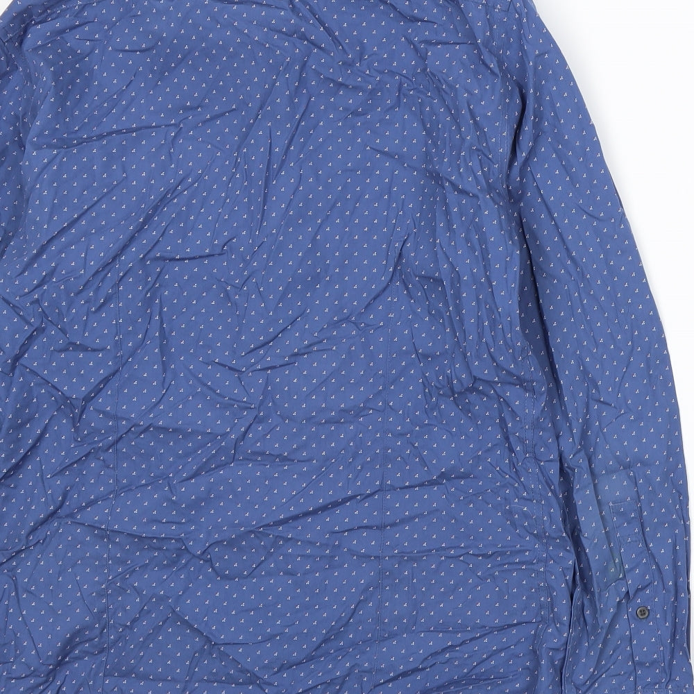 G2000 Mens Blue Dress Shirt Size 15.5