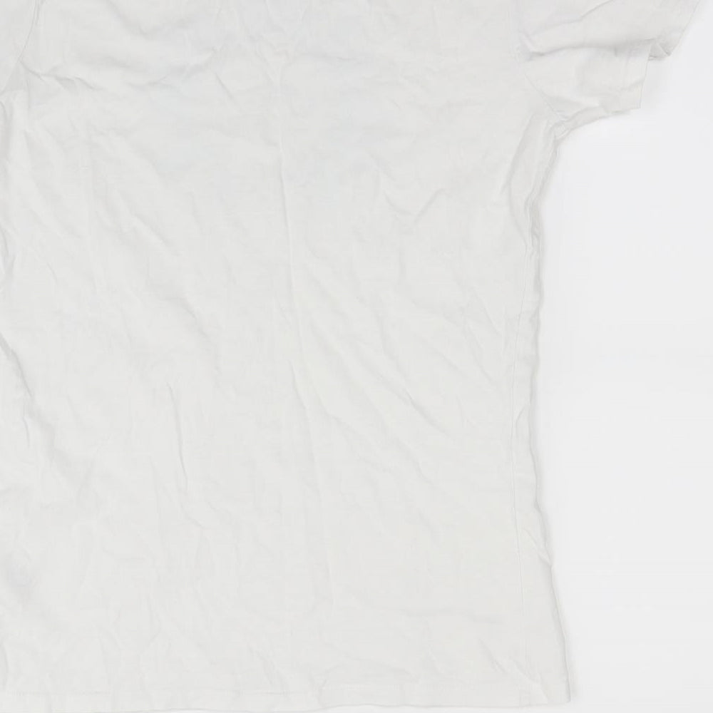 Salt Rock Womens White Basic T-Shirt Size 12