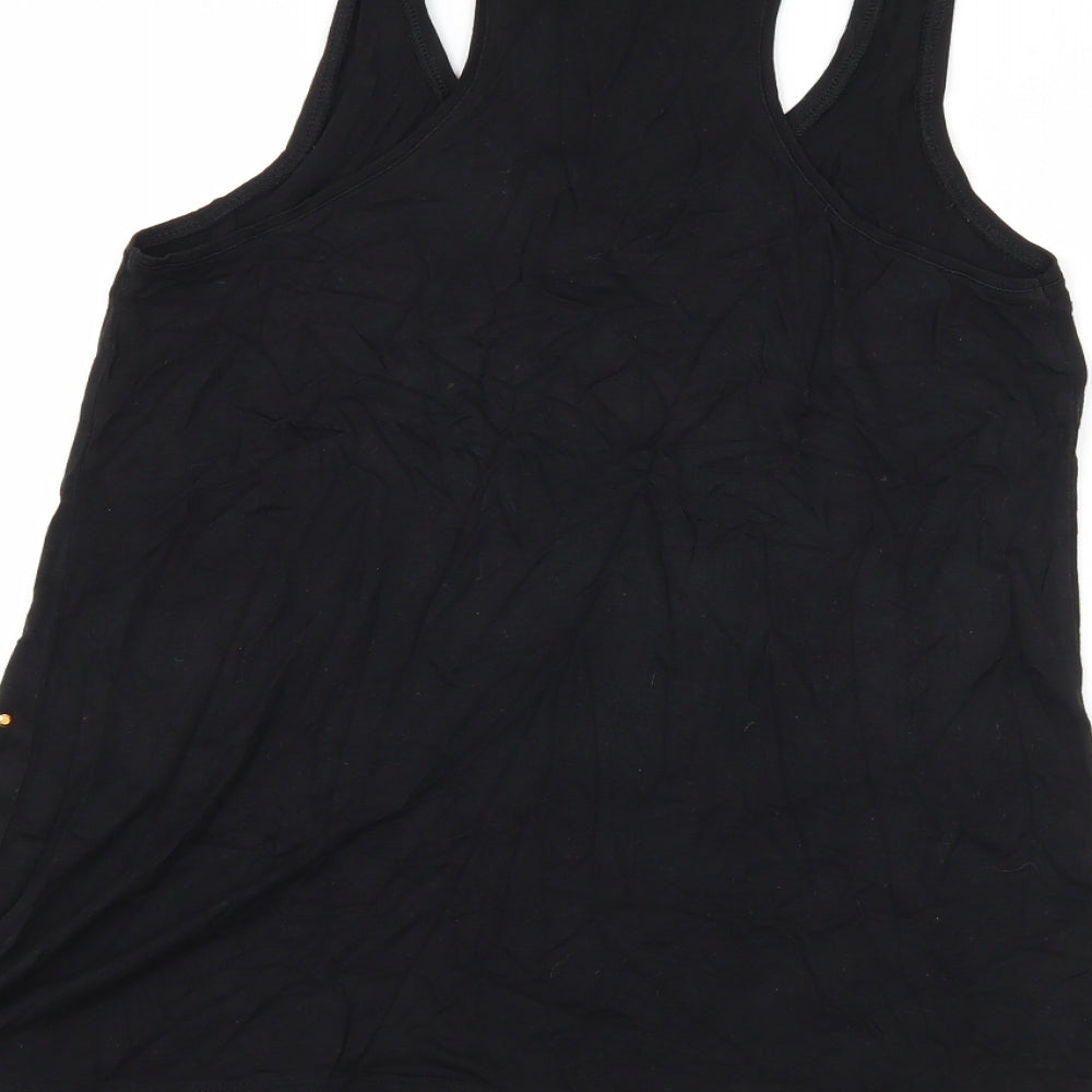 FOREVER 21 Womens Black Jersey Basic Tank Size S