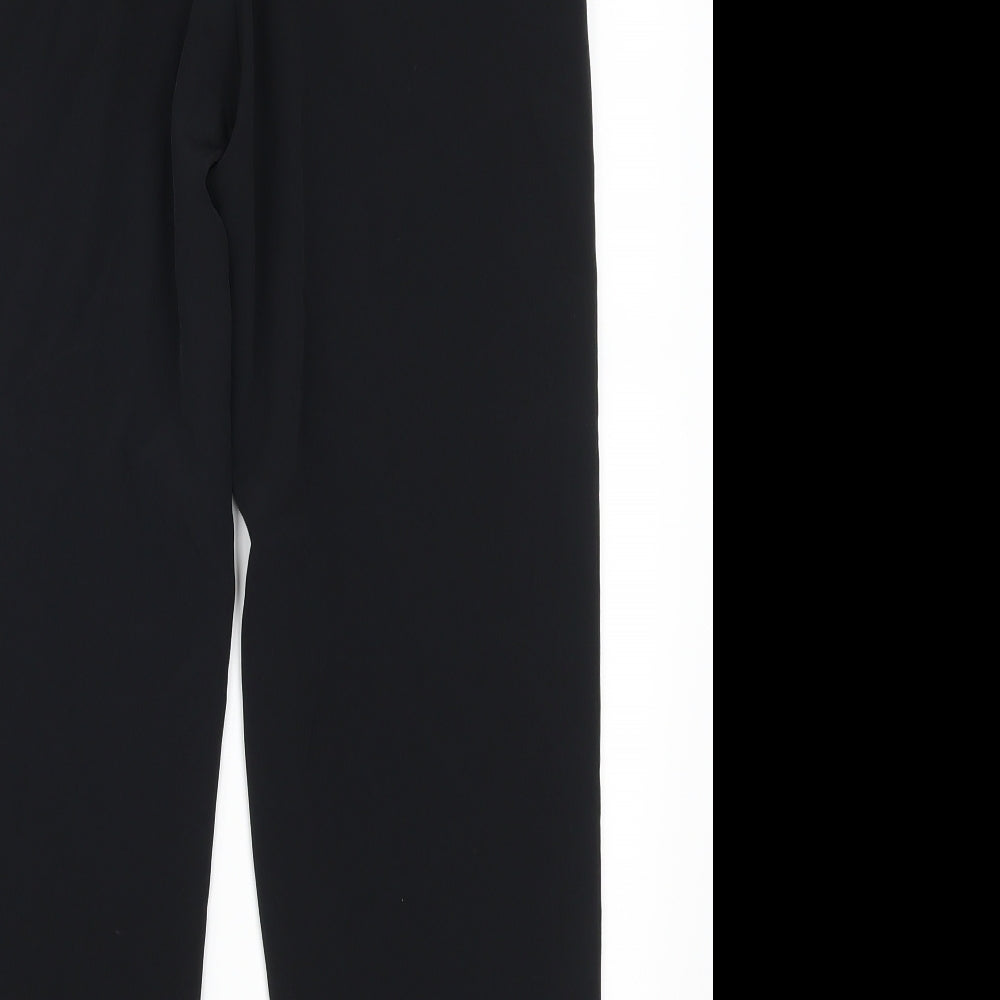 Preworn Womens Black Trousers Size 24 in L25 in