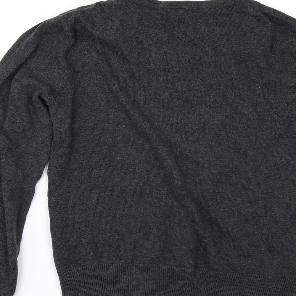 H&M Womens Grey Cardigan Jumper Size S